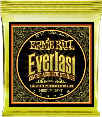 Ernie Ball 2556 EVERLAST COATED BRONZE MEDIUM LIGHT
