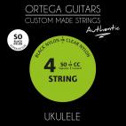 Ortega UKABK-SO Authentic szoprán ukulelehúr